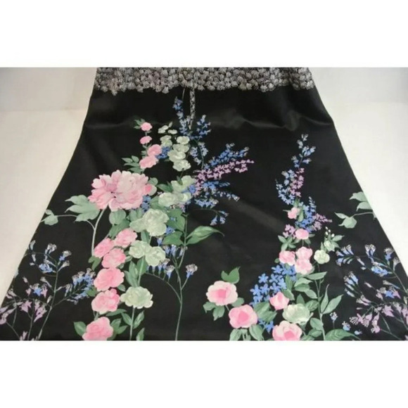 Vintage Handmade Asian Style Maxi Dress with  Sash - Picture 6 of 10